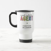 Aangepaste naam Real Estate Agent | Realtor Gifts Reisbeker (Links)
