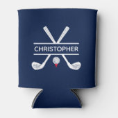 Aangepaste naam: Red White Blue Golf Blikjeskoeler (Voorkant)