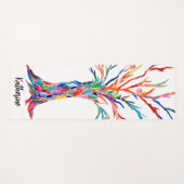 Aangepaste naam Regenboog Boom Yogamat (Voorkant (horizontaal))