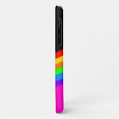 Aangepaste naam regenboog gevlekt Case-Mate iPhone case (Achterkant/links)