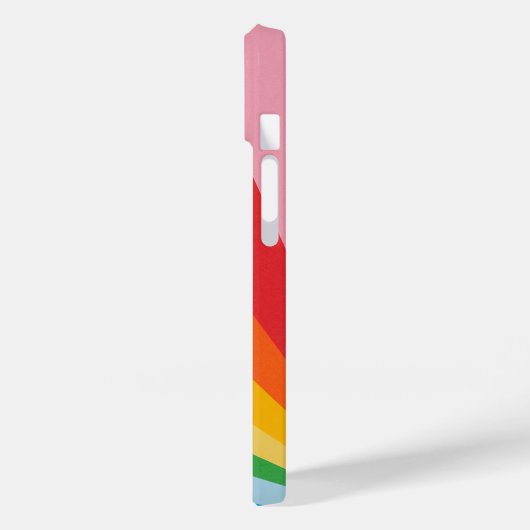 Aangepaste naam Regenboog kleuren Case-Mate iPhone Case (Achterkant / Links)