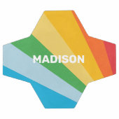 Aangepaste naam Regenboog kleuren Voetbal (Enkel)