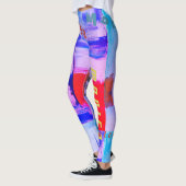 Aangepaste naam Regenboog Leggings (Links)