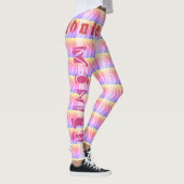 Aangepaste naam Regenboog Leggings (Rechts)