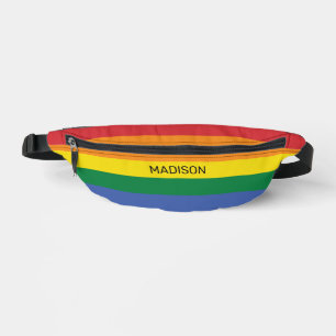 Aangepaste naam Regenboog Vlag Heuptasje