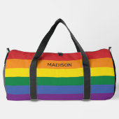 Aangepaste naam Regenboog Vlag Plunjezak (Achterkant)