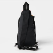 Aangepaste naam Regenboog Vlag Sling Bag (Achterkant)