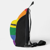 Aangepaste naam Regenboog Vlag Sling Bag (Rechts)