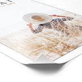 Aangepaste naam Reisbestemming Geheugenfoto afdruk (Hoek)