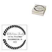 Aangepaste naam retouradres Rubberstempel (Gestempeld)