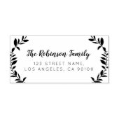 AANGEPASTE NAAM | Retouradres rubberstempel Zelfinktende Stempel (Design)