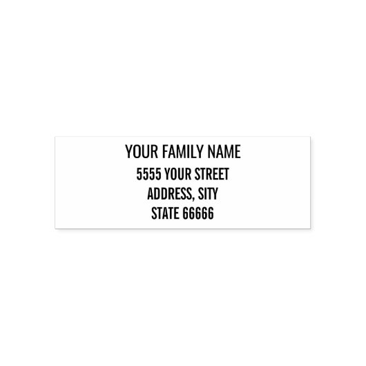 Aangepaste naam Retouradres Zelfinkend stempel (Design)