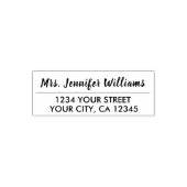 Aangepaste naam retouradres zelfinktende stempel (Design)