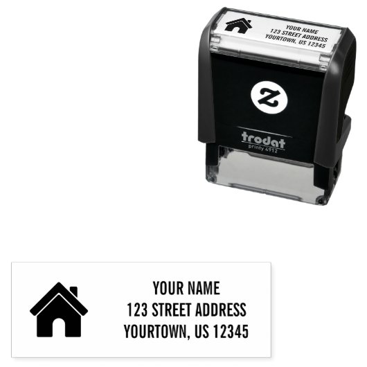 Aangepaste naam retouradres zelfinktende stempel (In situ)
