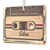 Aangepaste naam Retro-audiocassette Luchtverfrisser (Links)