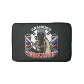 Aangepaste naam Retro Barber Winkel Pole Barbersho Badmat (Voorkant)