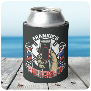 Aangepaste naam Retro Barber Winkel Pole Barbersho Blikjeskoeler