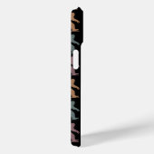 Aangepaste naam Retro Bigfoot Bos Kunst Cadeau Case-Mate iPhone Case (Achterkant / Rechts)