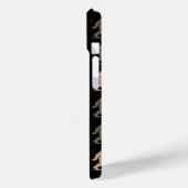 Aangepaste naam Retro Bigfoot Bos Kunst Cadeau Case-Mate iPhone Case (Achterkant / Links)