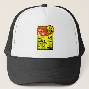 Aangepaste naam Retro Diner Amerikaans Trucker Pet