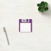 Aangepaste naam retro floppy disk, Y2K en 90s  Post-it® Notes (Kantoor)