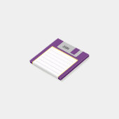 Aangepaste naam retro floppy disk, Y2K en 90s  Post-it® Notes (Schuin)