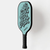 Aangepaste naam Retro "Free Spirit" Pickleball Paddle (Links)