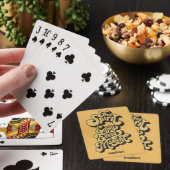 Aangepaste naam Retro "Free Spirit" Pokerkaarten (Insitu)