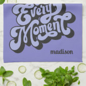 Aangepaste naam Retro "Free Spirit" Theedoek (Gevouwen)