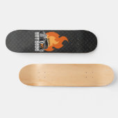 Aangepaste naam Retro Hot Rod Coupe Racing Hot Fla Persoonlijk Skateboard (Horizontaal)
