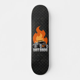 Aangepaste naam Retro Hot Rod Coupe Racing Hot Fla Persoonlijk Skateboard