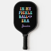 Aangepaste naam Retro in mijn pickleball tijdperk Paddle (Achterkant)