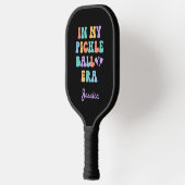 Aangepaste naam Retro in mijn pickleball tijdperk Paddle (Links)