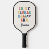 Aangepaste naam Retro in mijn pickleball tijdperk Paddle (Achterkant)
