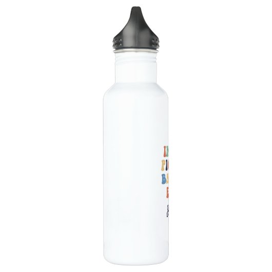 Aangepaste naam Retro in mijn pickleball tijdperk Waterfles (Links)