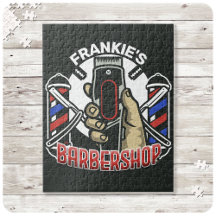 Aangepaste NAAM Retro Kapsalon Paal Barbershop