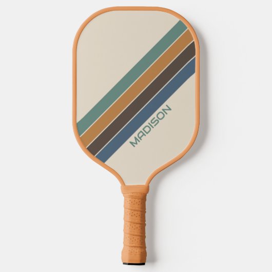 Aangepaste naam Retro Pickleball Paddle (Achterkant)
