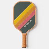 Aangepaste naam Retro Pickleball Paddle (Achterkant)