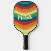 Aangepaste naam Retro Pickleball Paddle (Voorkant)