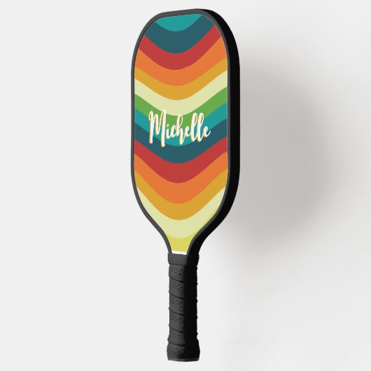 Aangepaste naam Retro Pickleball Paddle (Links)