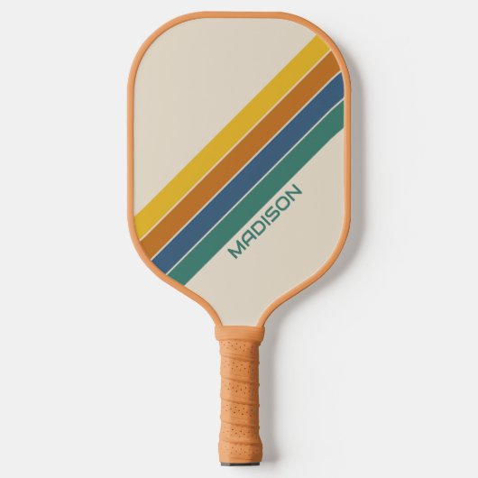 Aangepaste naam Retro Pickleball Paddle (Voorkant)