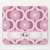 Aangepaste naam Retro Radiant Dusky Roos Dot Manda Muismat (Voorkant)