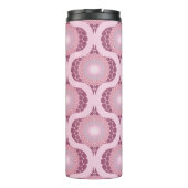 Aangepaste naam Retro Radiant Dusky Roos Dot Manda Thermosbeker (Achterkant)