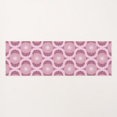Aangepaste naam Retro Radiant Dusky Roos Dot Manda Yogamat (Achterkant (horizontaal))