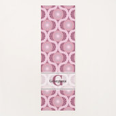 Aangepaste naam Retro Radiant Dusky Roos Dot Manda Yogamat (Voorkant)