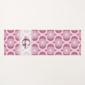 Aangepaste naam Retro Radiant Dusky Roos Dot Manda Yogamat (Voorkant (horizontaal))