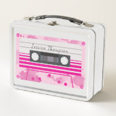 Aangepaste naam Retro Roze Cassettebandje (Voorkant)