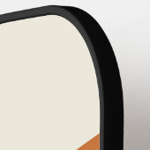 Aangepaste naam Retro Stripes Pickleball Paddle (Links Detail)