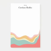 Aangepaste naam Retro Style Post-it® Notes (Voorkant)