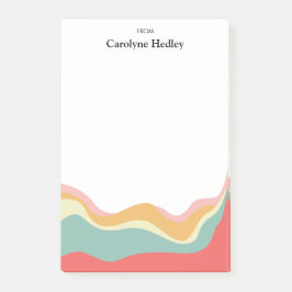 Aangepaste naam Retro Style Post-it® Notes